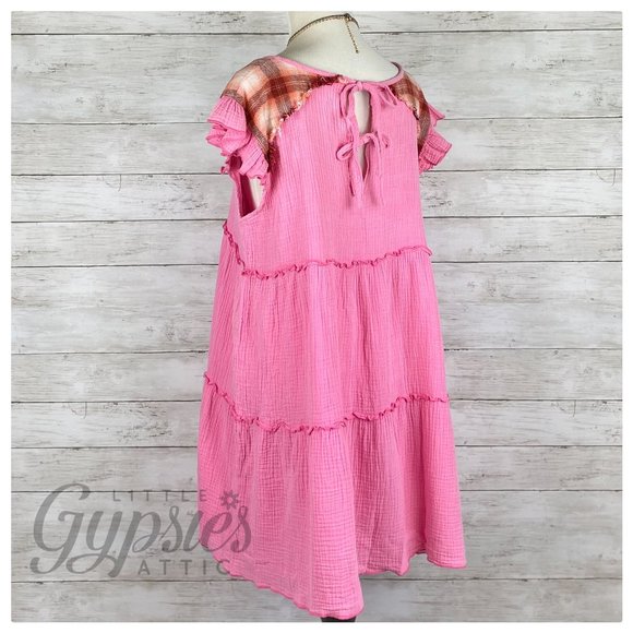 POL Baby Doll Grunge Double Gauze Mini Dress - Picture 8 of 14